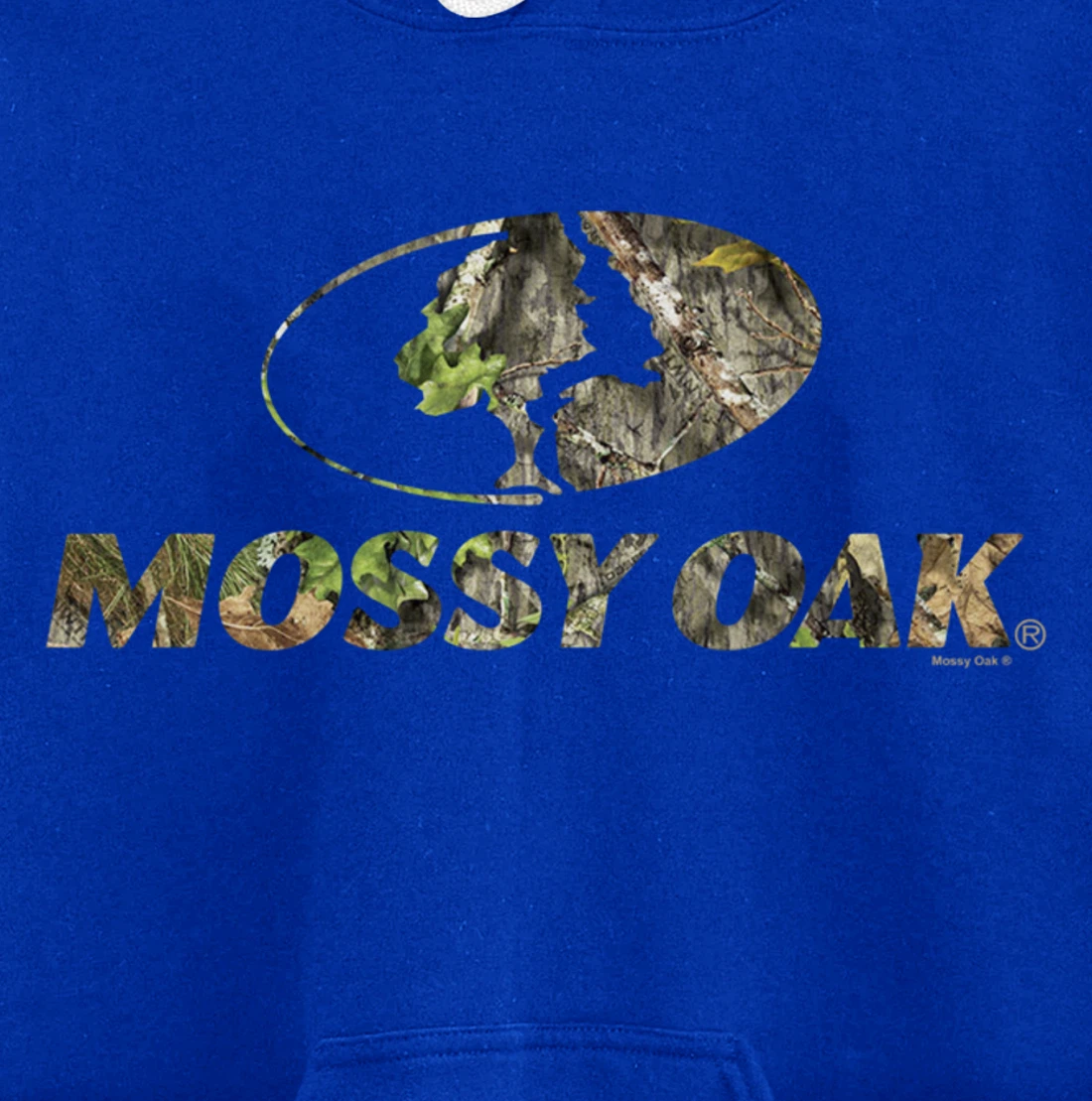 Mossy Oak Nature Camouflage Classic Outdoors Logo Pullover Hoodie