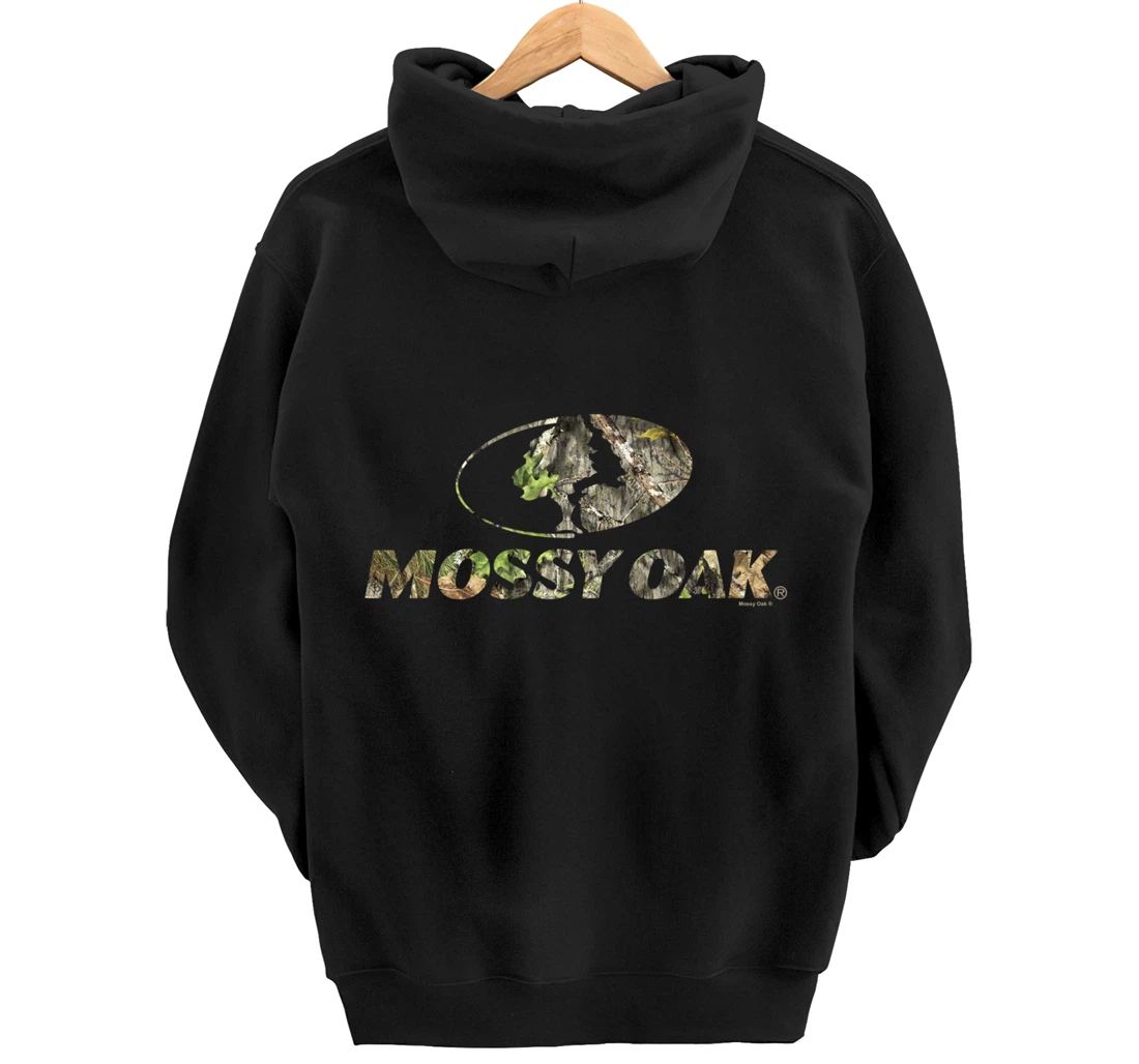 Mossy Oak Nature Camouflage Classic Outdoors Logo Pullover Hoodie