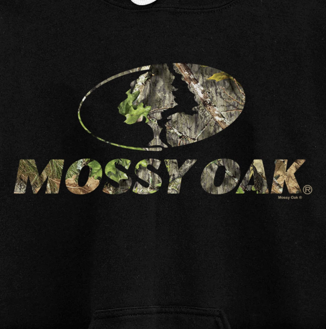 Mossy Oak Nature Camouflage Classic Outdoors Logo Pullover Hoodie