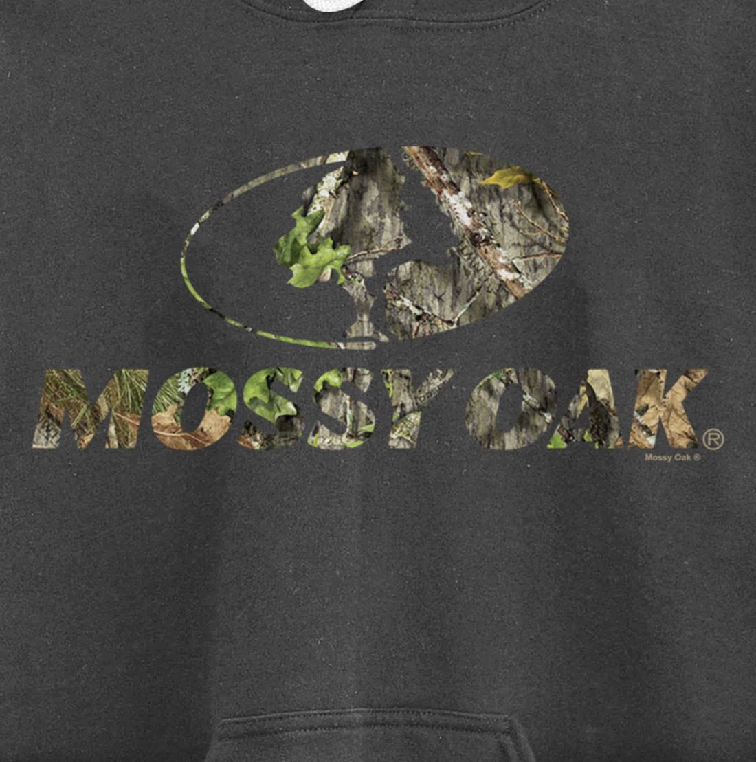 Mossy Oak Nature Camouflage Classic Outdoors Logo Pullover Hoodie