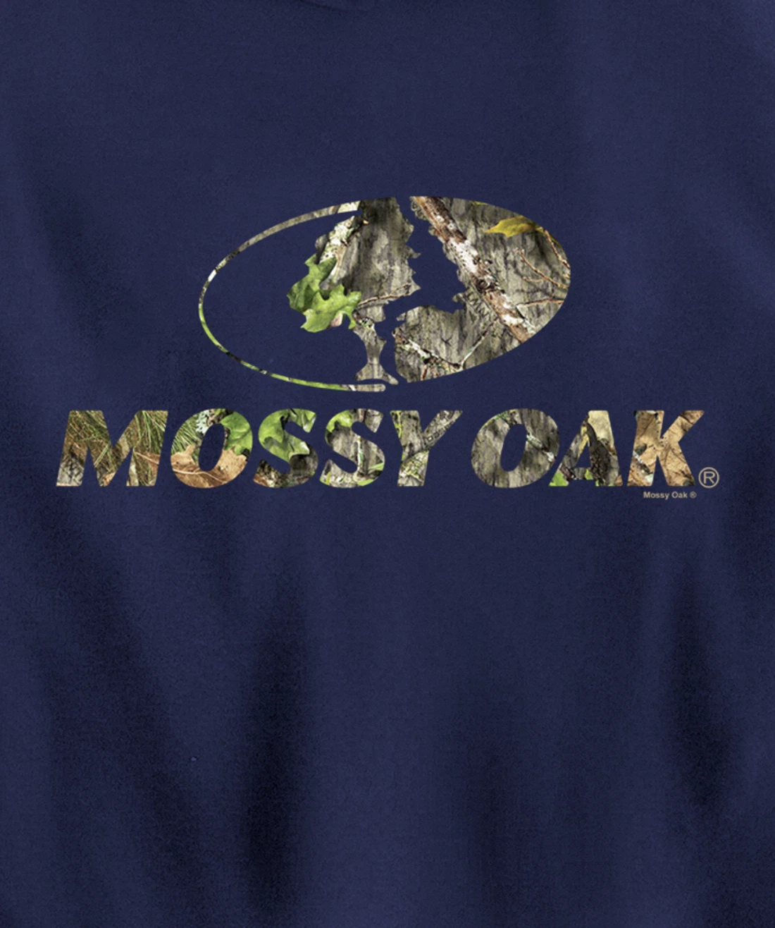Mossy Oak Nature Camouflage Classic Outdoors Logo Pullover Hoodie