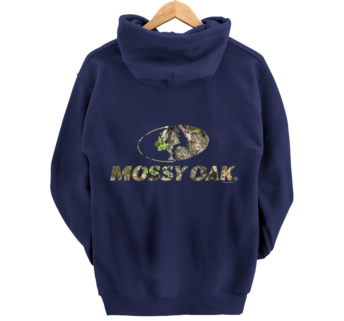 Mossy Oak Nature Camouflage Classic Outdoors Logo Pullover Hoodie