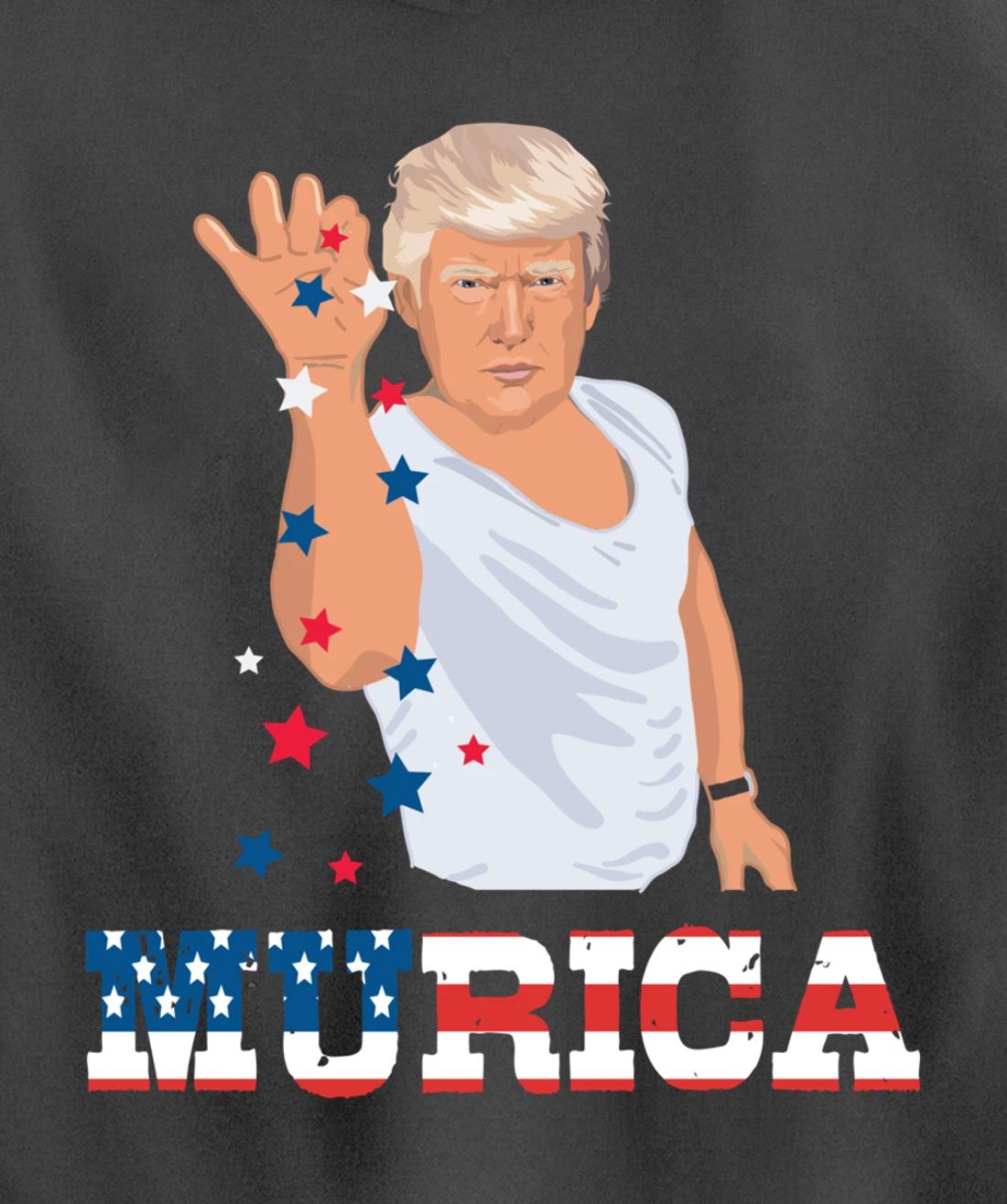 President Donald Trump Murica Bae Patriotic America Gift Pullover Hoodie