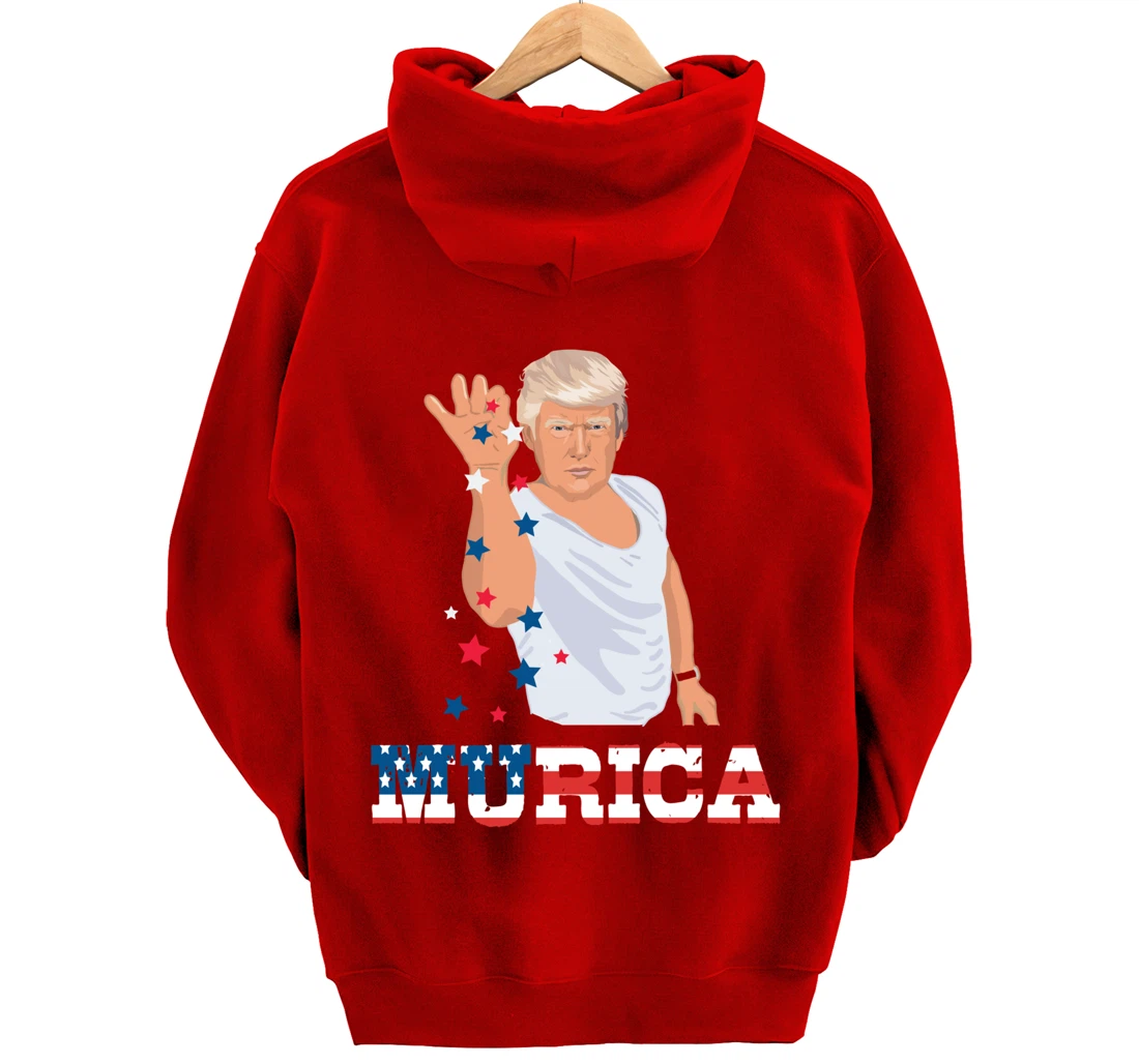President Donald Trump Murica Bae Patriotic America Gift Pullover Hoodie
