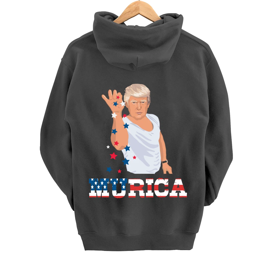 President Donald Trump Murica Bae Patriotic America Gift Pullover Hoodie
