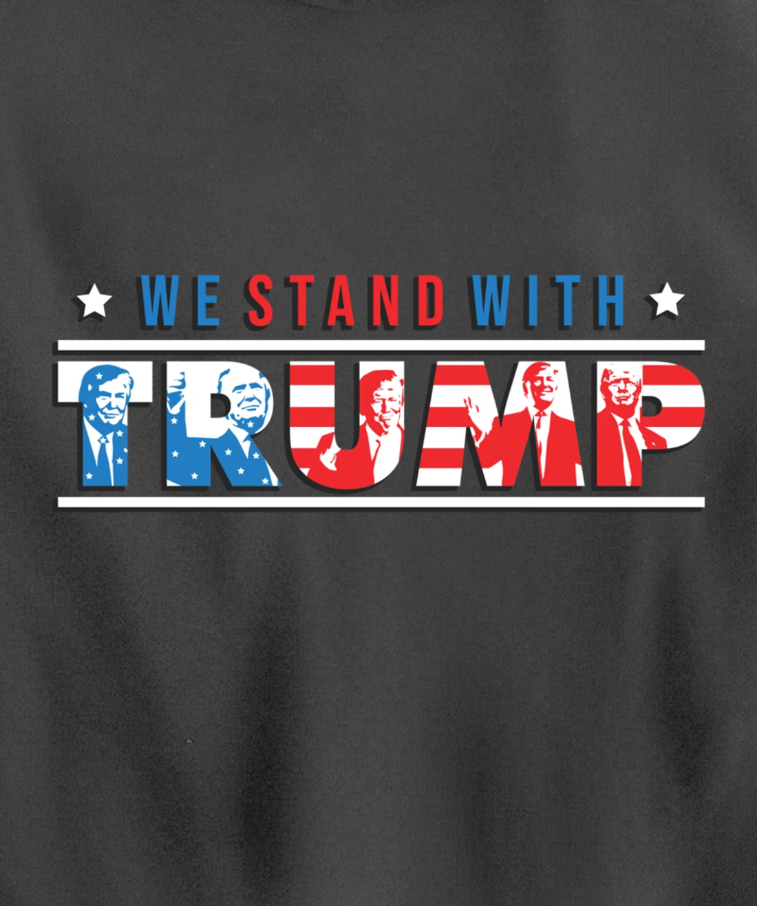 We Stand With Trump - Vote Pro Trump American Gifts Pullover Hoodie