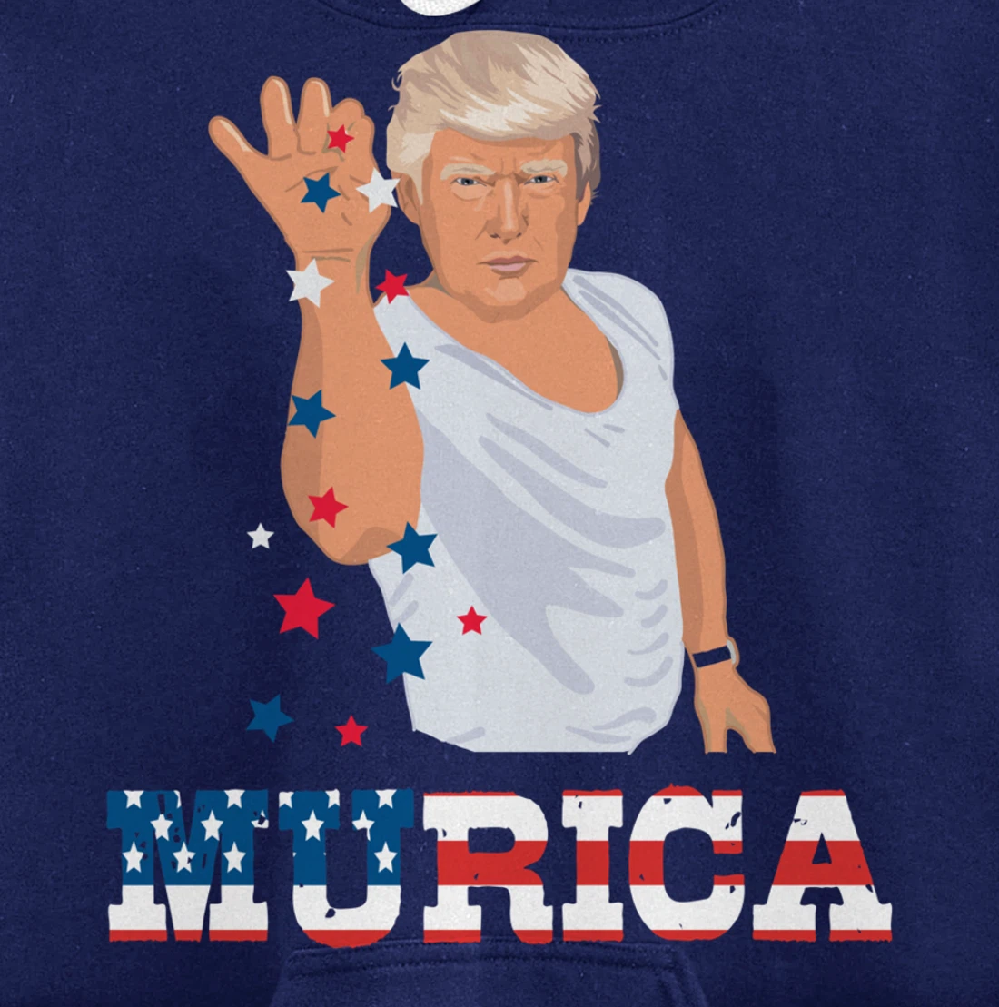 President Donald Trump Murica Bae Patriotic America Gift Pullover Hoodie