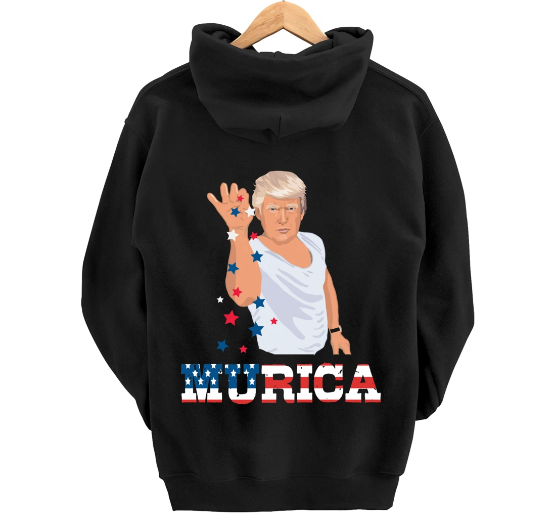 President Donald Trump Murica Bae Patriotic America Gift Pullover Hoodie