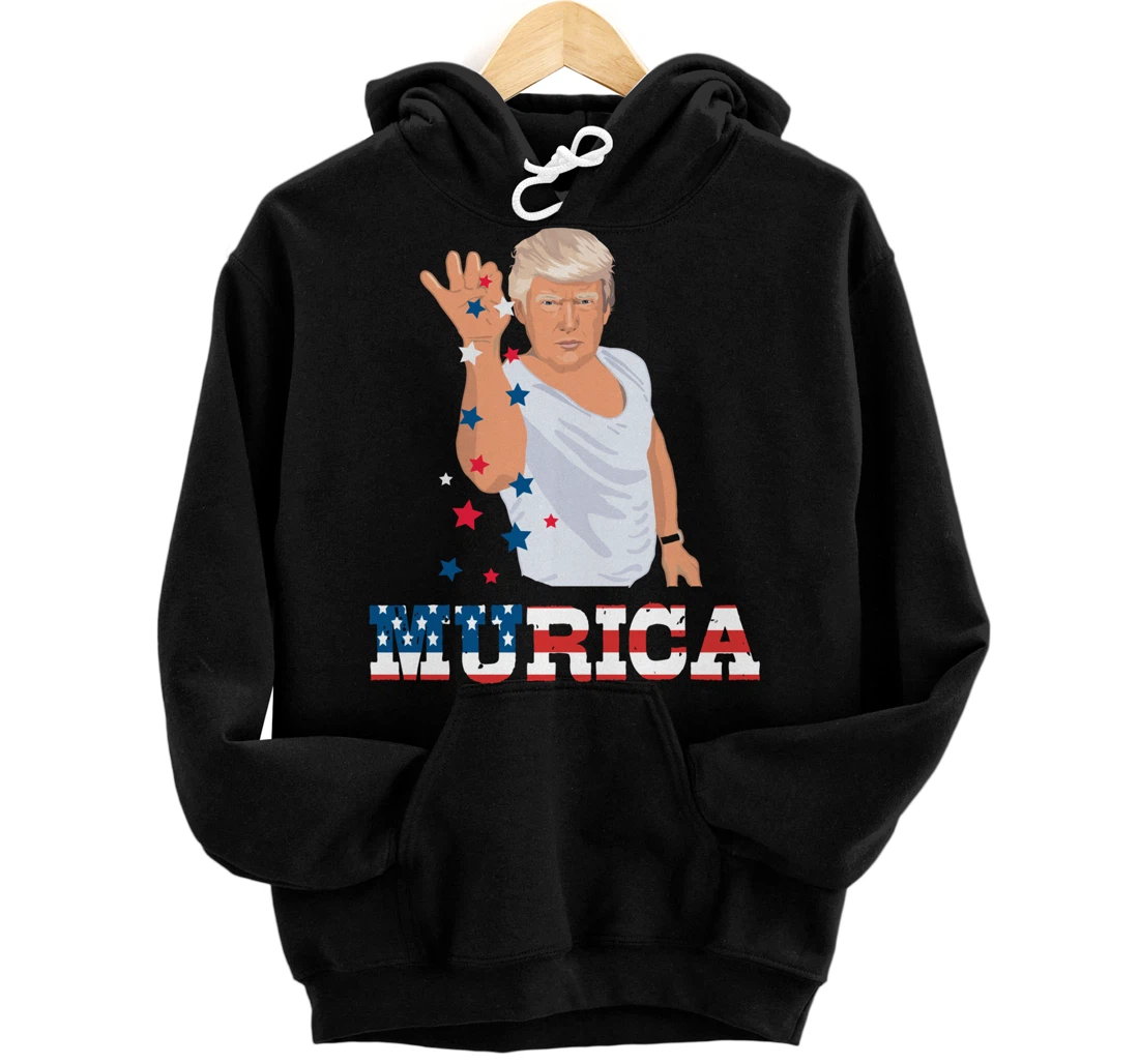 President Donald Trump Murica Bae Patriotic America Gift Pullover Hoodie