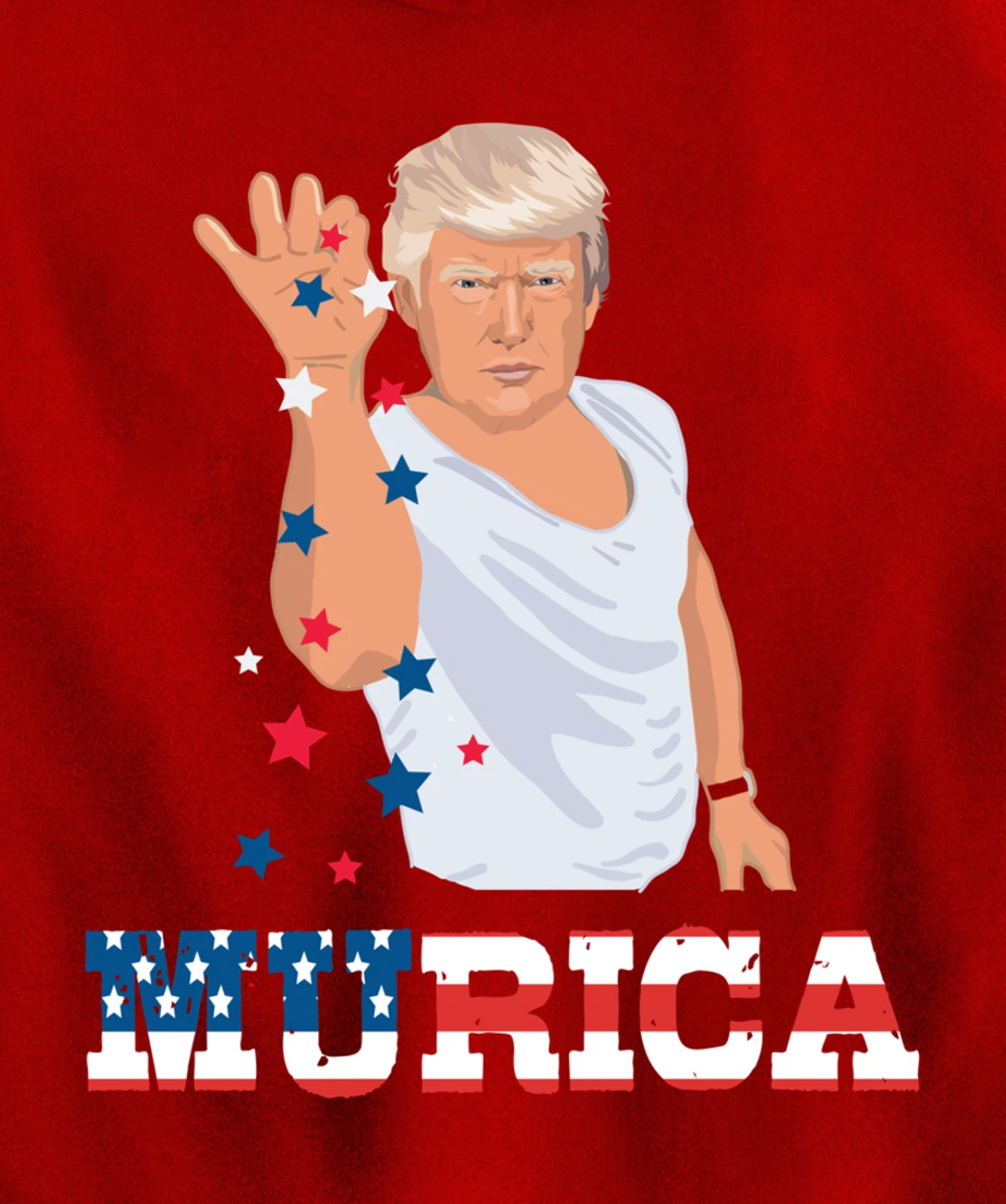 President Donald Trump Murica Bae Patriotic America Gift Pullover Hoodie