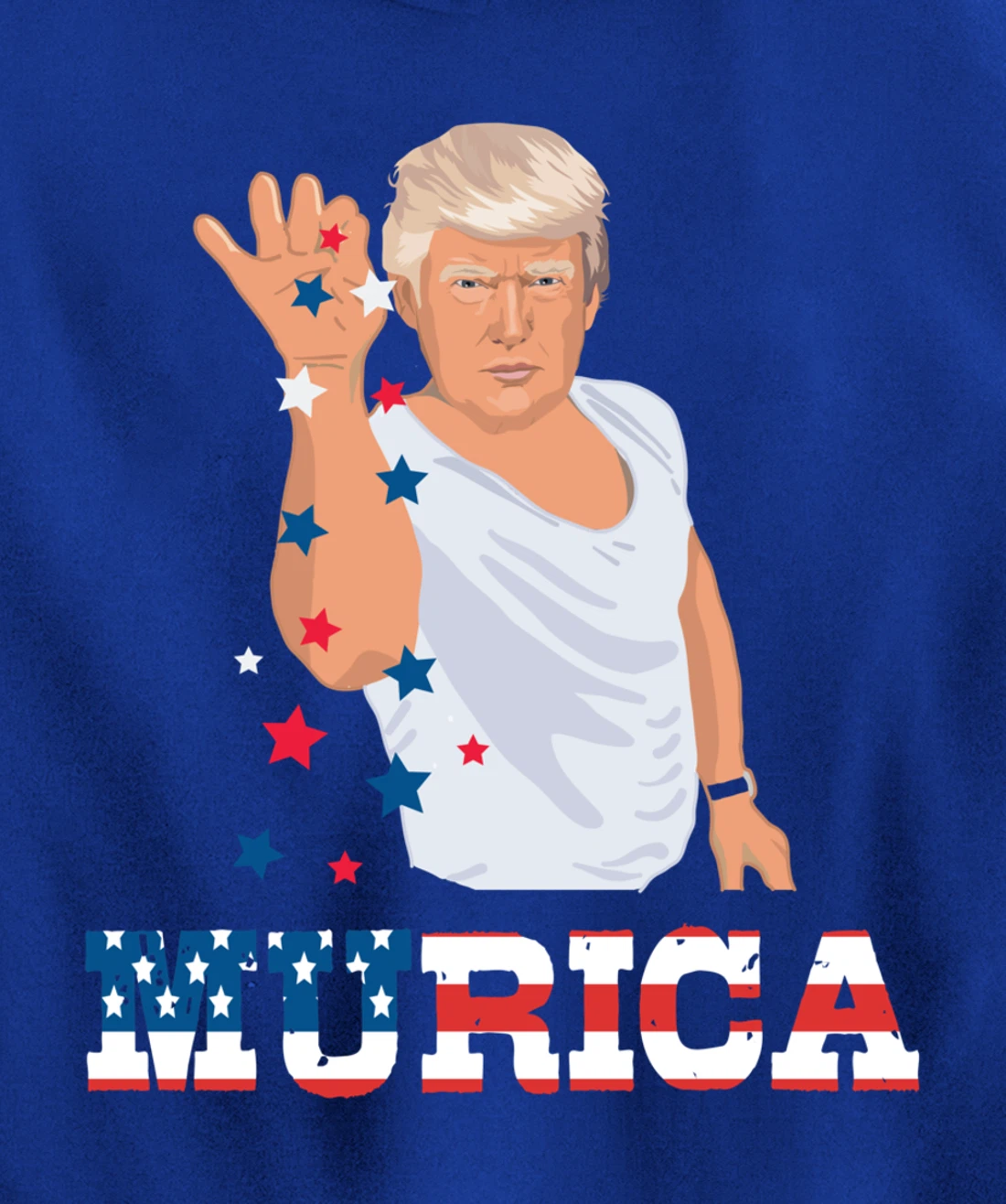 President Donald Trump Murica Bae Patriotic America Gift Pullover Hoodie