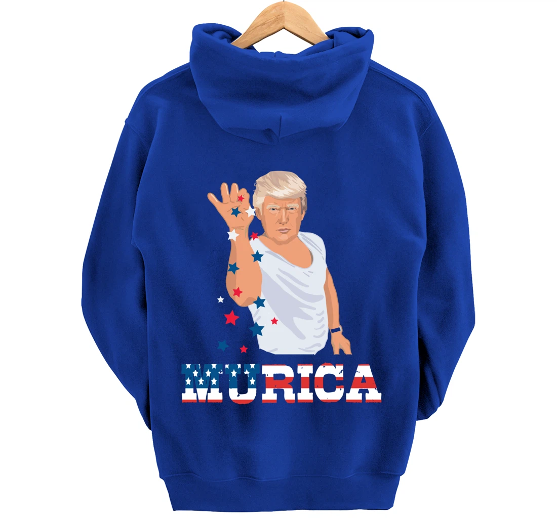 President Donald Trump Murica Bae Patriotic America Gift Pullover Hoodie