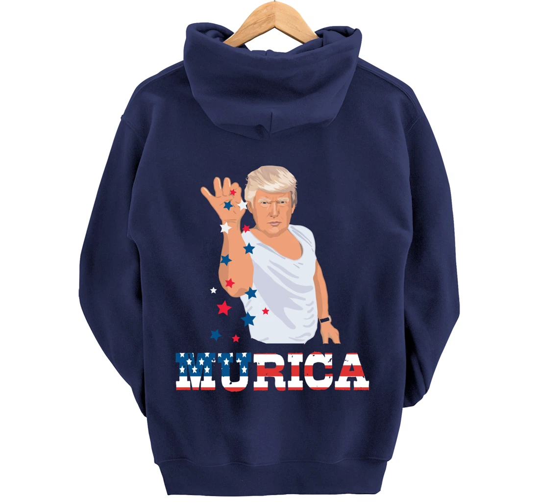 President Donald Trump Murica Bae Patriotic America Gift Pullover Hoodie