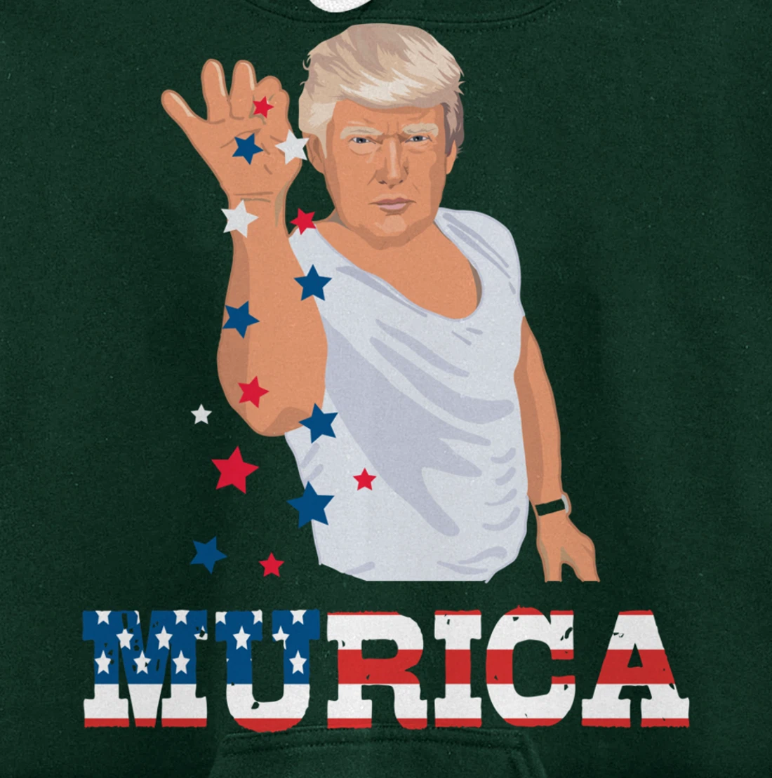 President Donald Trump Murica Bae Patriotic America Gift Pullover Hoodie