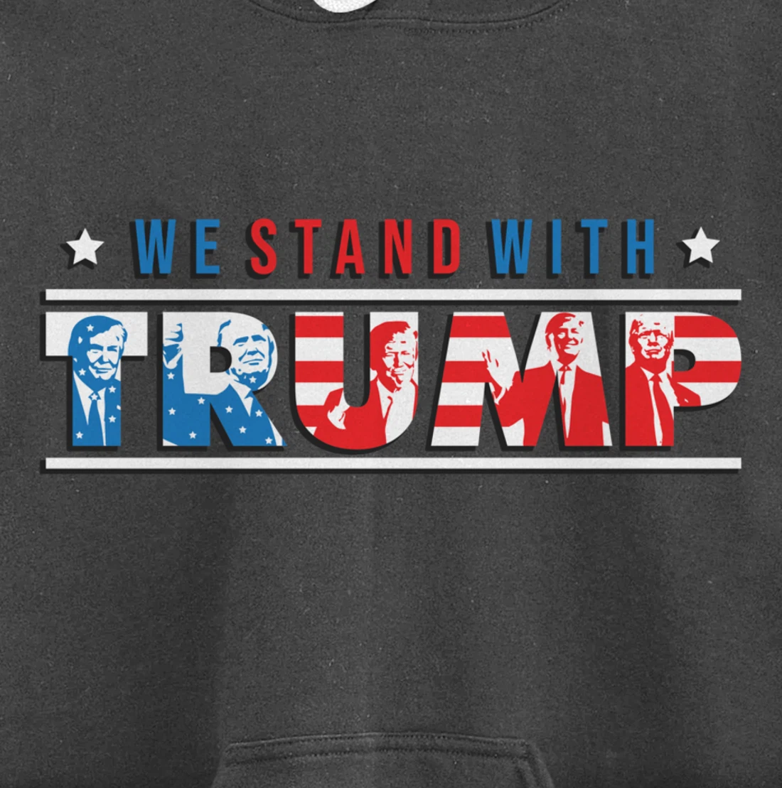 We Stand With Trump - Vote Pro Trump American Gifts Pullover Hoodie