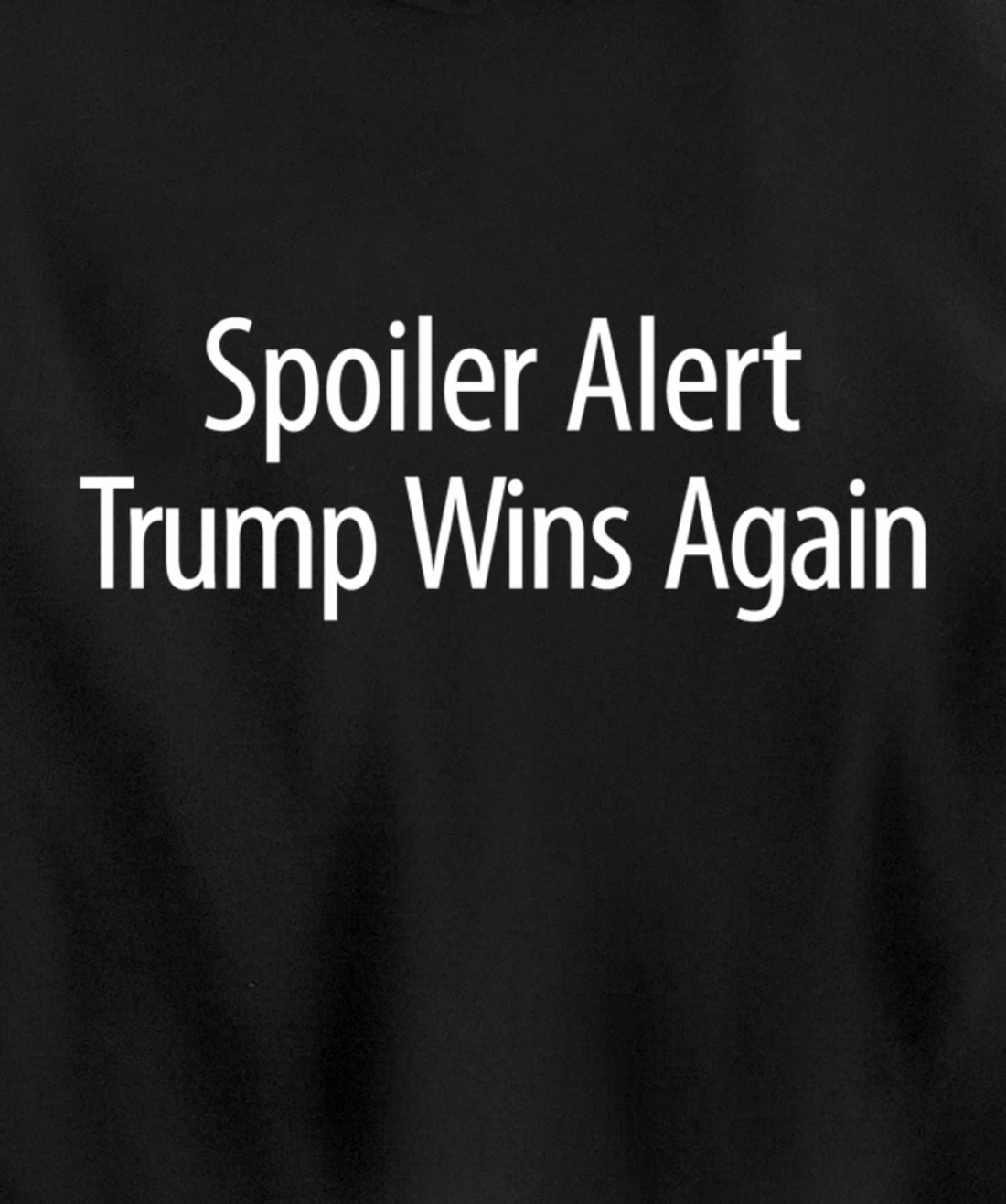 Spoiler Alert - Trump Wins Again - Pullover Hoodie