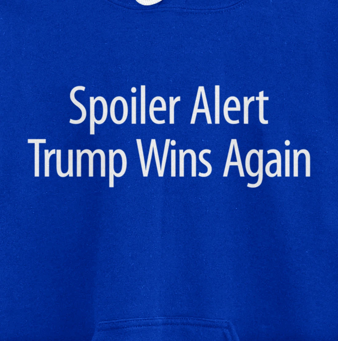 Spoiler Alert - Trump Wins Again - Pullover Hoodie