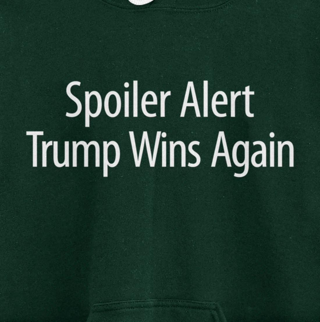 Spoiler Alert - Trump Wins Again - Pullover Hoodie