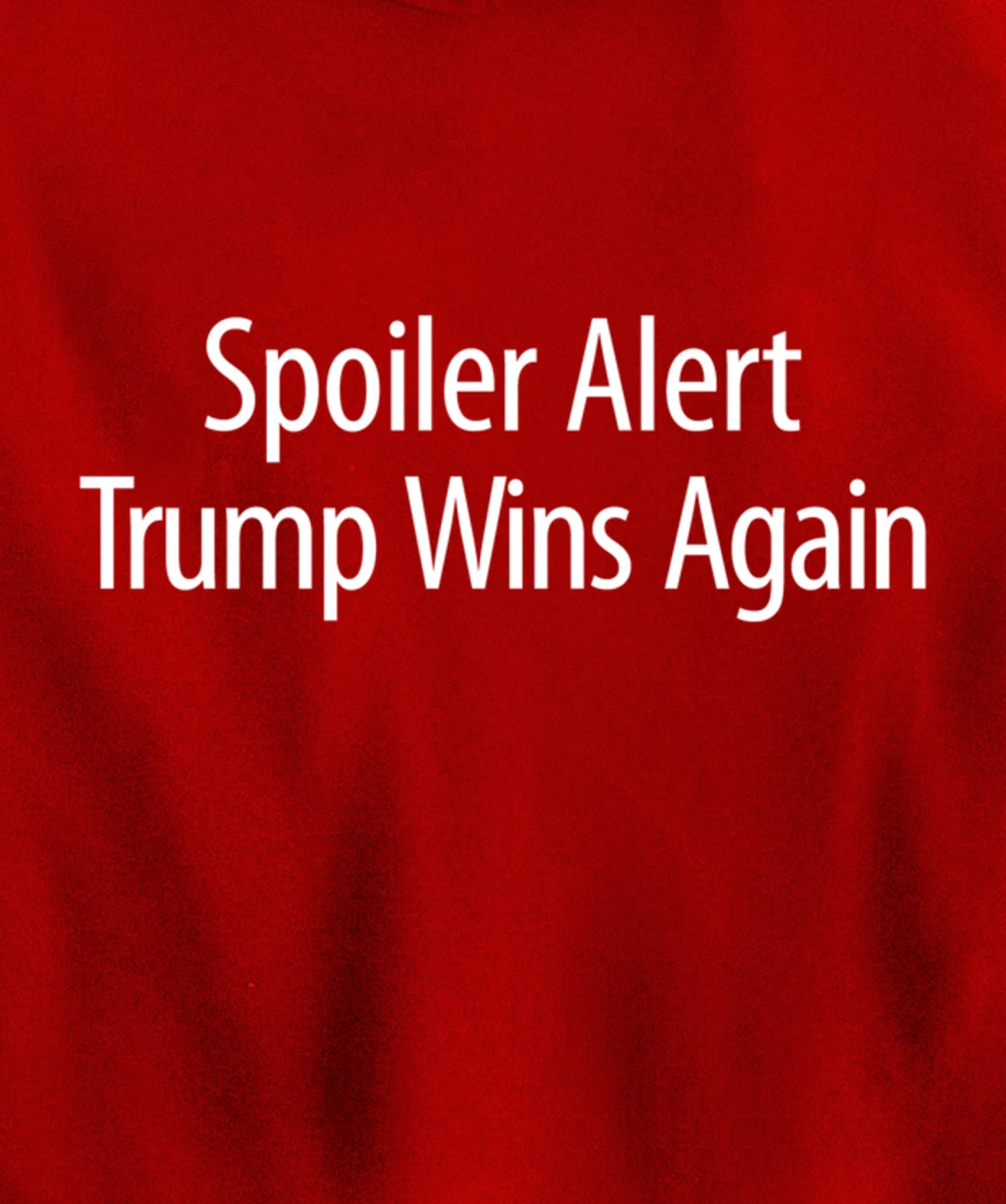 Spoiler Alert - Trump Wins Again - Pullover Hoodie