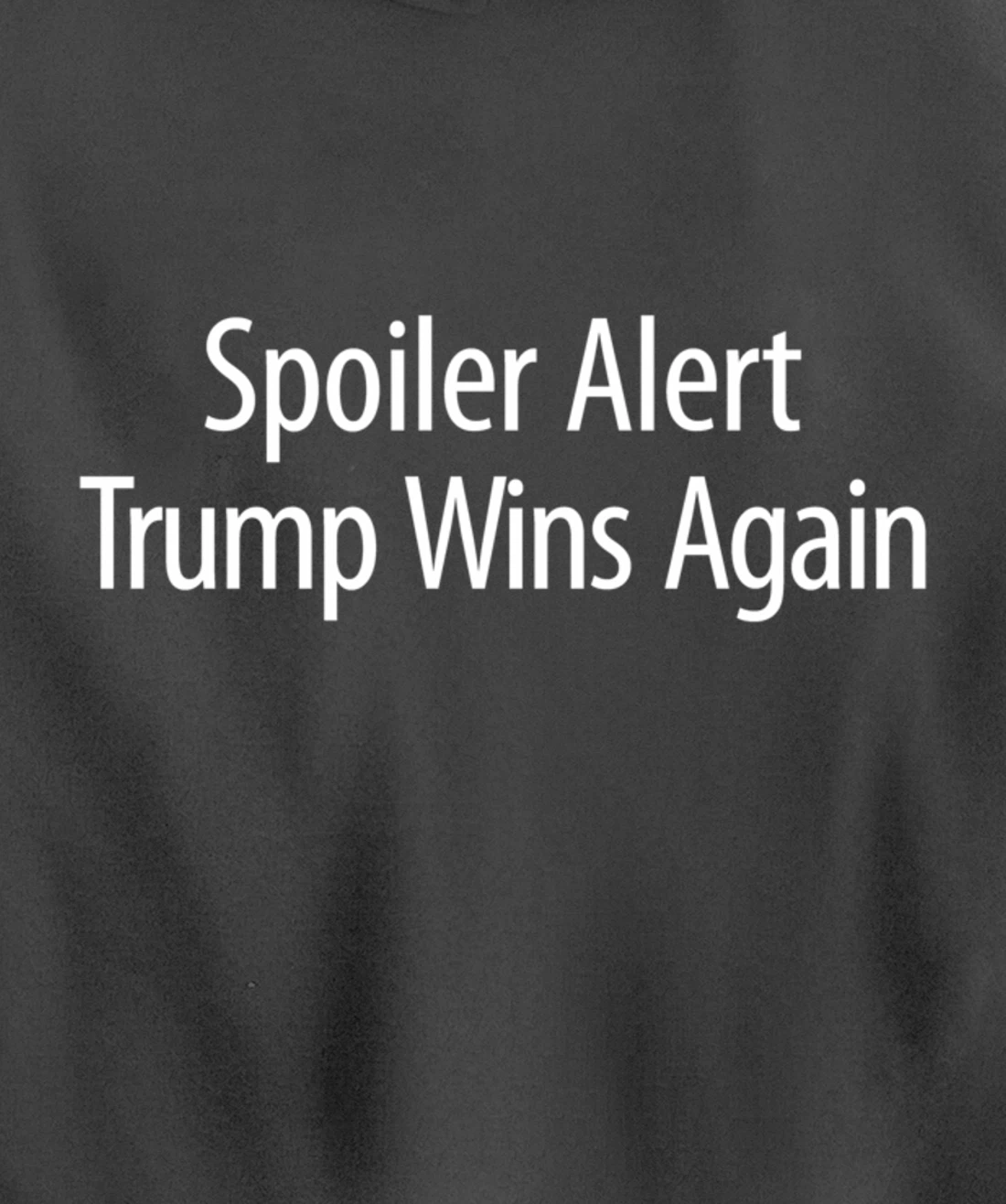 Spoiler Alert - Trump Wins Again - Pullover Hoodie
