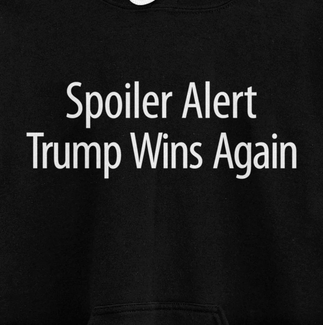 Spoiler Alert - Trump Wins Again - Pullover Hoodie