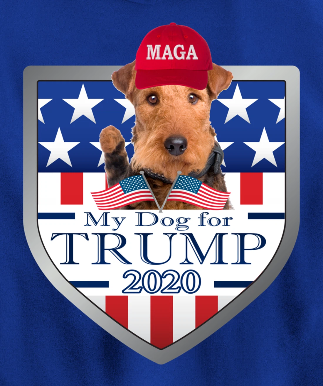 Airedale Terrier Pullover Hoodie