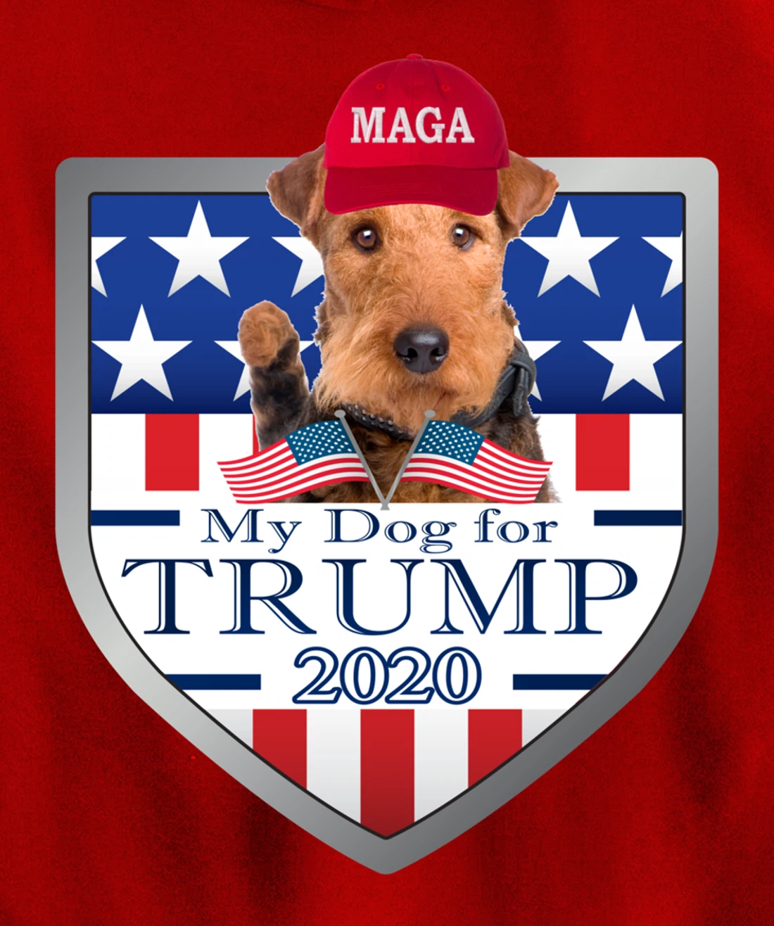 Airedale Terrier Pullover Hoodie