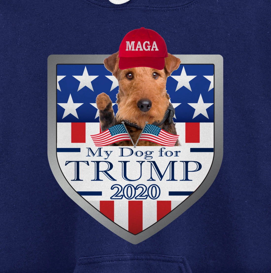 Airedale Terrier Pullover Hoodie