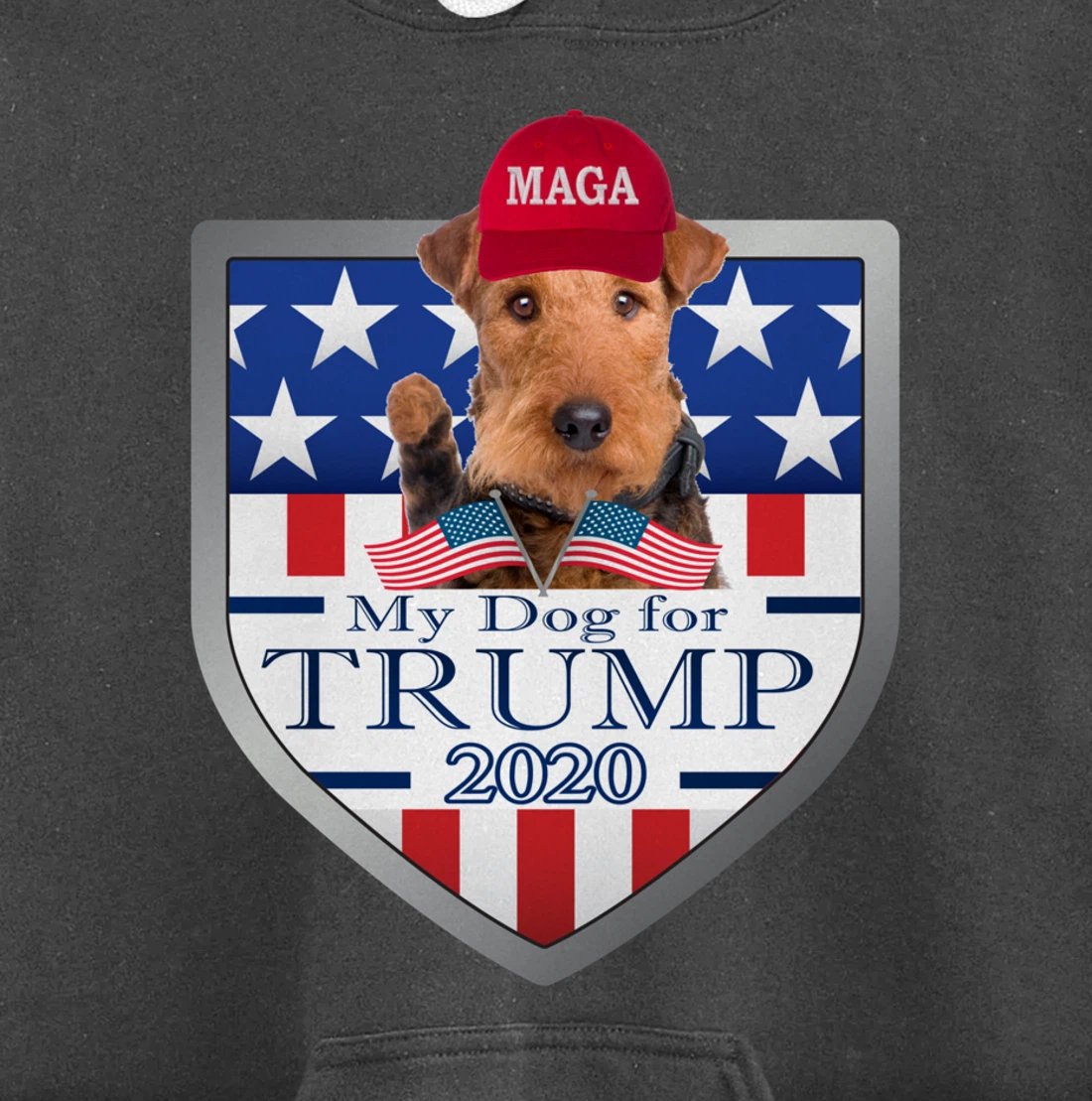 Airedale Terrier Pullover Hoodie