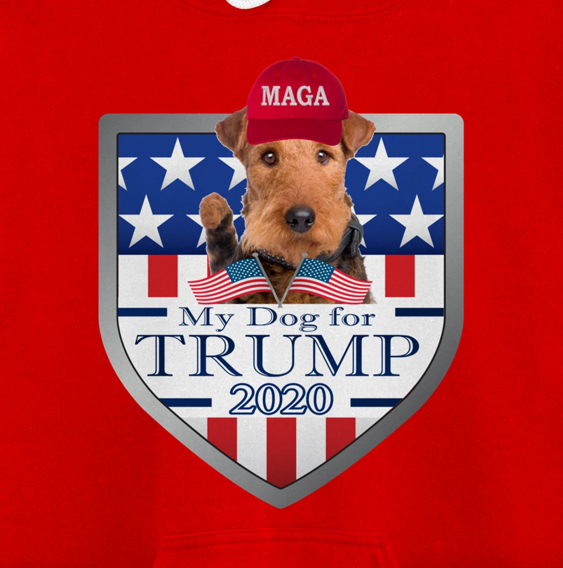 Airedale Terrier Pullover Hoodie