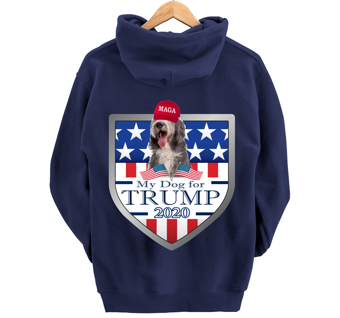 Bearded Collie Pullover Hoodie