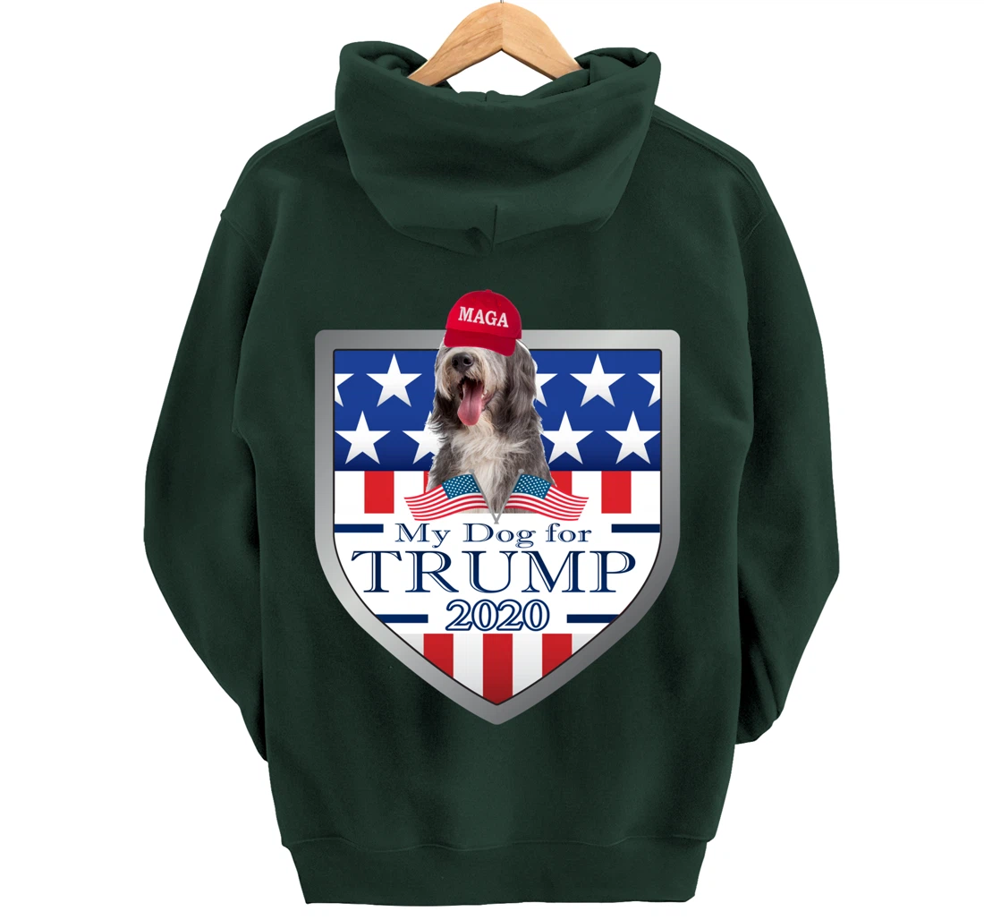Bearded Collie Pullover Hoodie