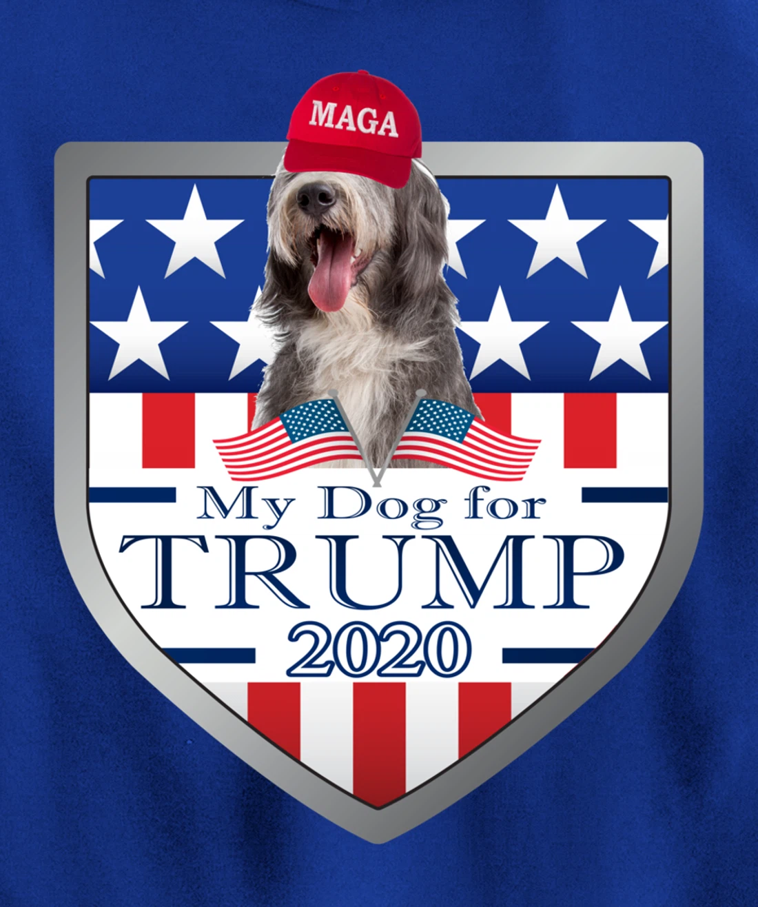 Bearded Collie Pullover Hoodie