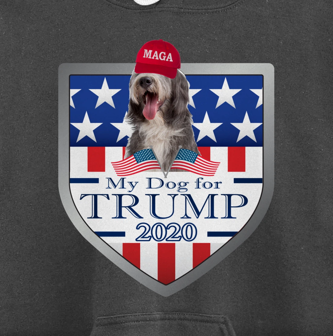 Bearded Collie Pullover Hoodie