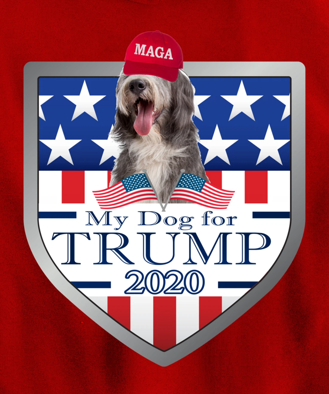 Bearded Collie Pullover Hoodie