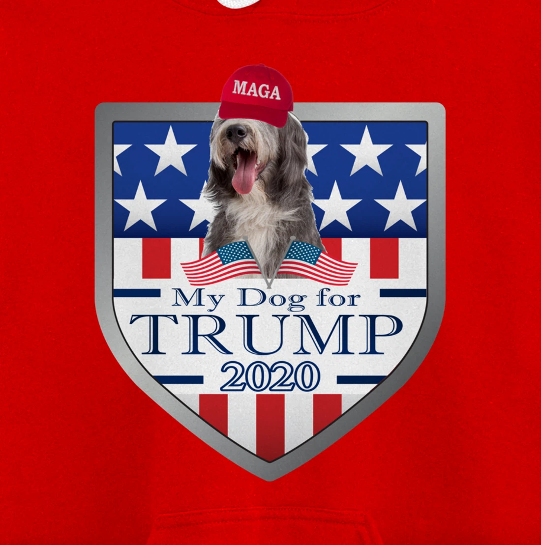 Bearded Collie Pullover Hoodie