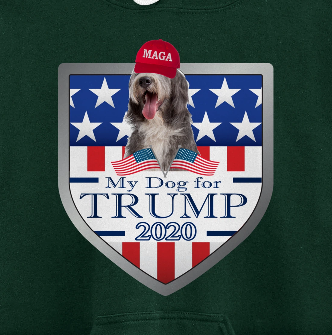 Bearded Collie Pullover Hoodie