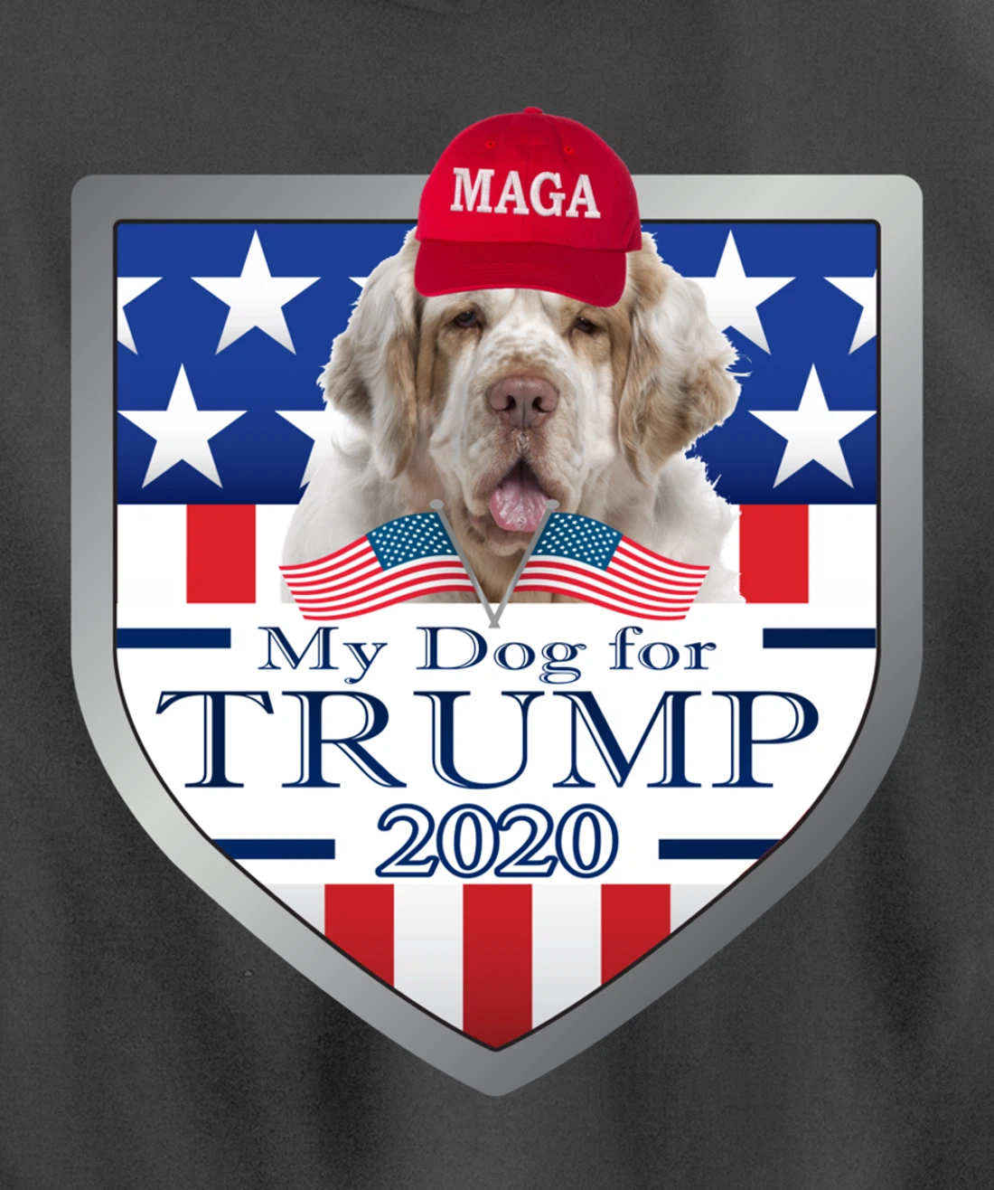 Clumber Spaniel Pullover Hoodie