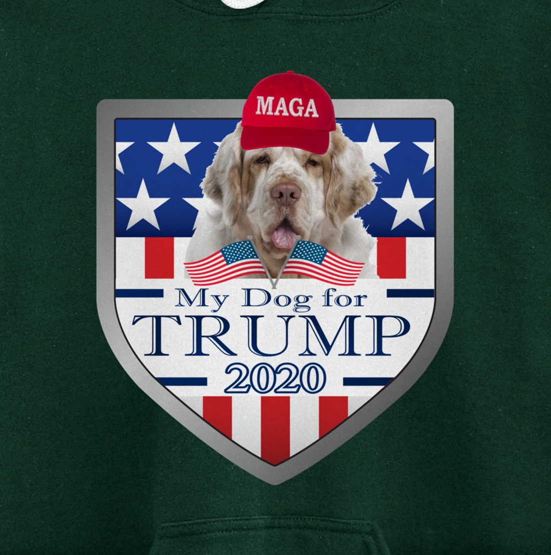 Clumber Spaniel Pullover Hoodie