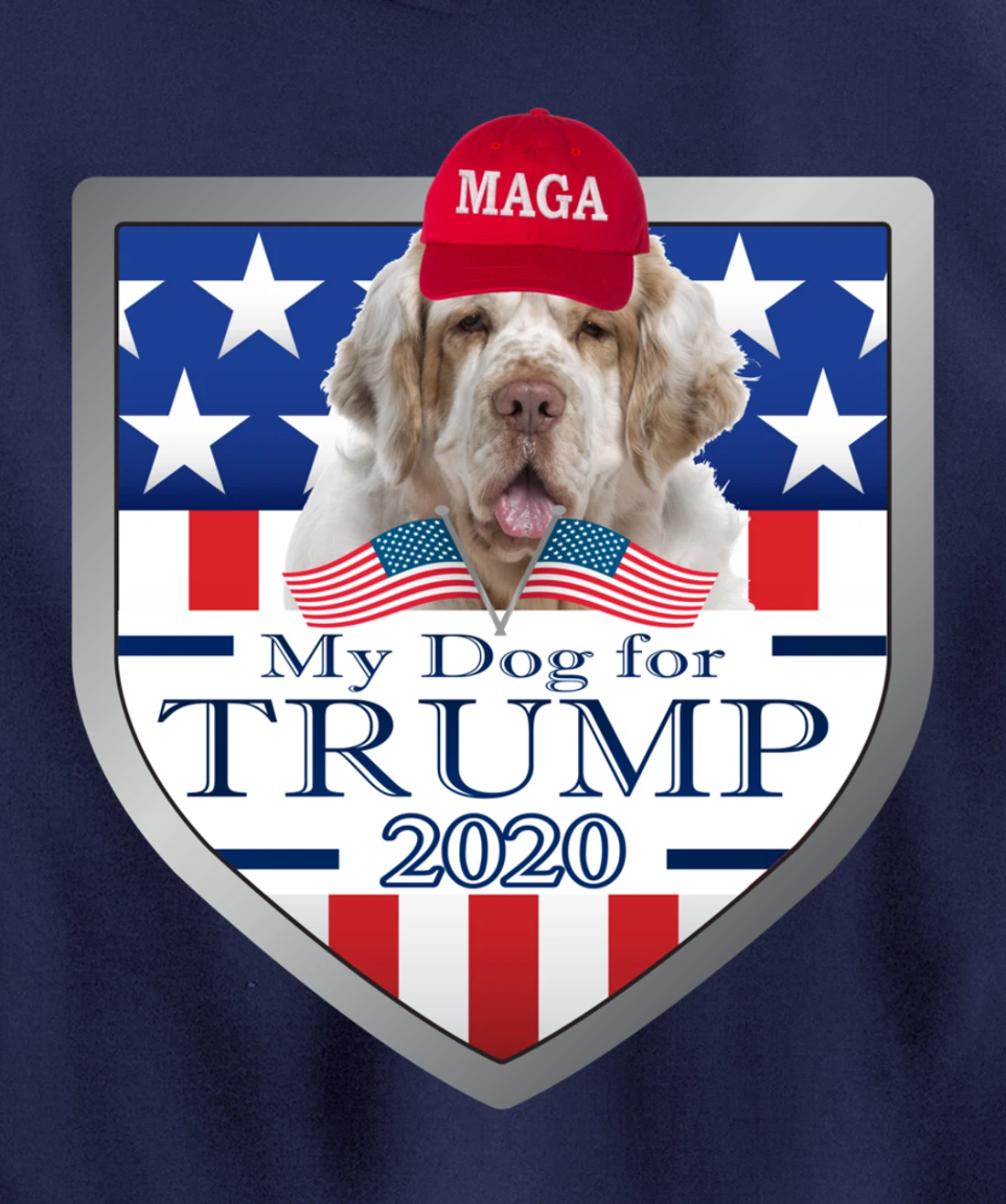 Clumber Spaniel Pullover Hoodie