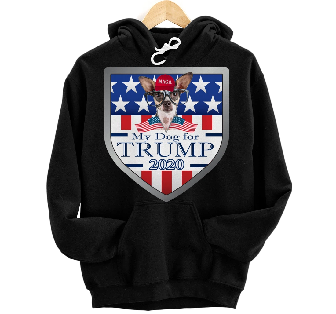 Chihuahua w Glasses Pullover Hoodie