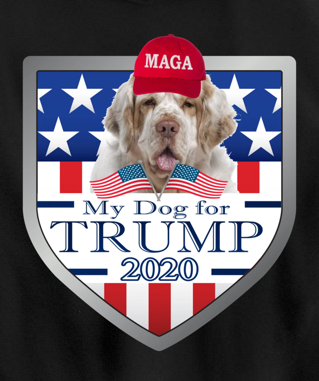 Clumber Spaniel Pullover Hoodie