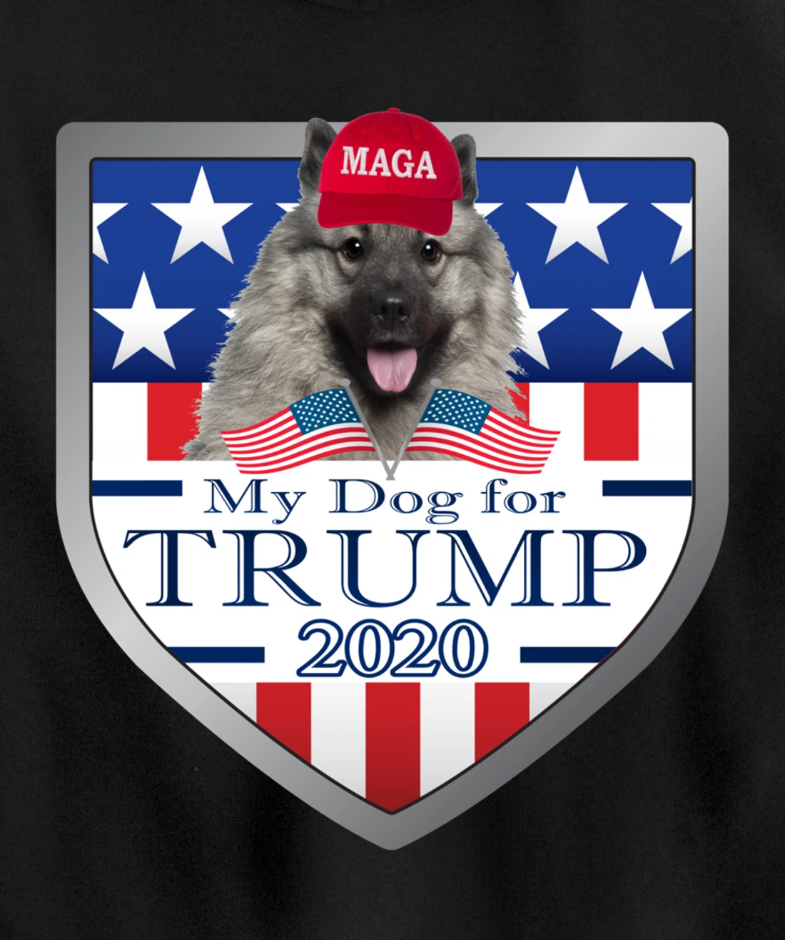 Keeshonden Pullover Hoodie