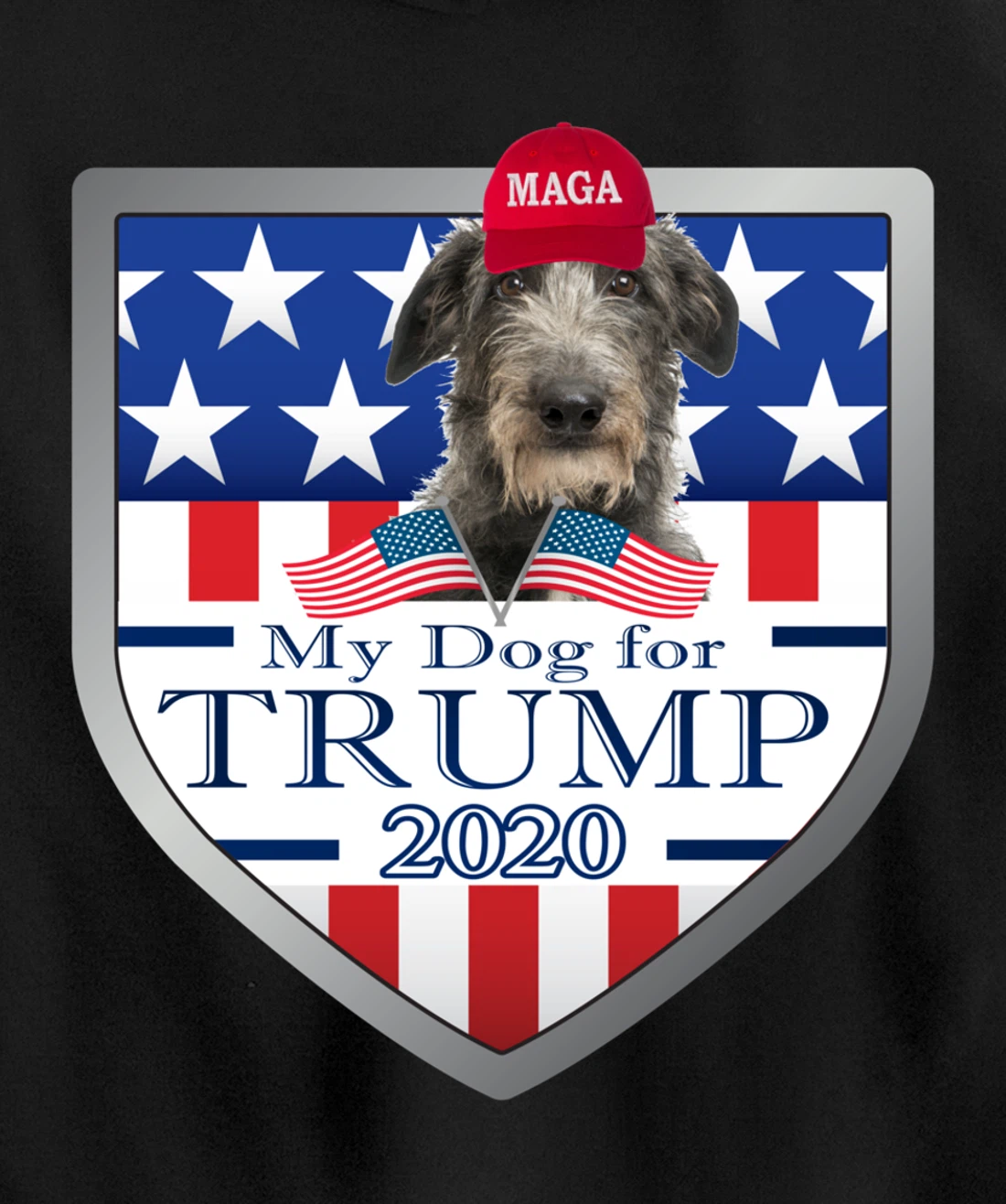 Scottish Deerhound Pullover Hoodie