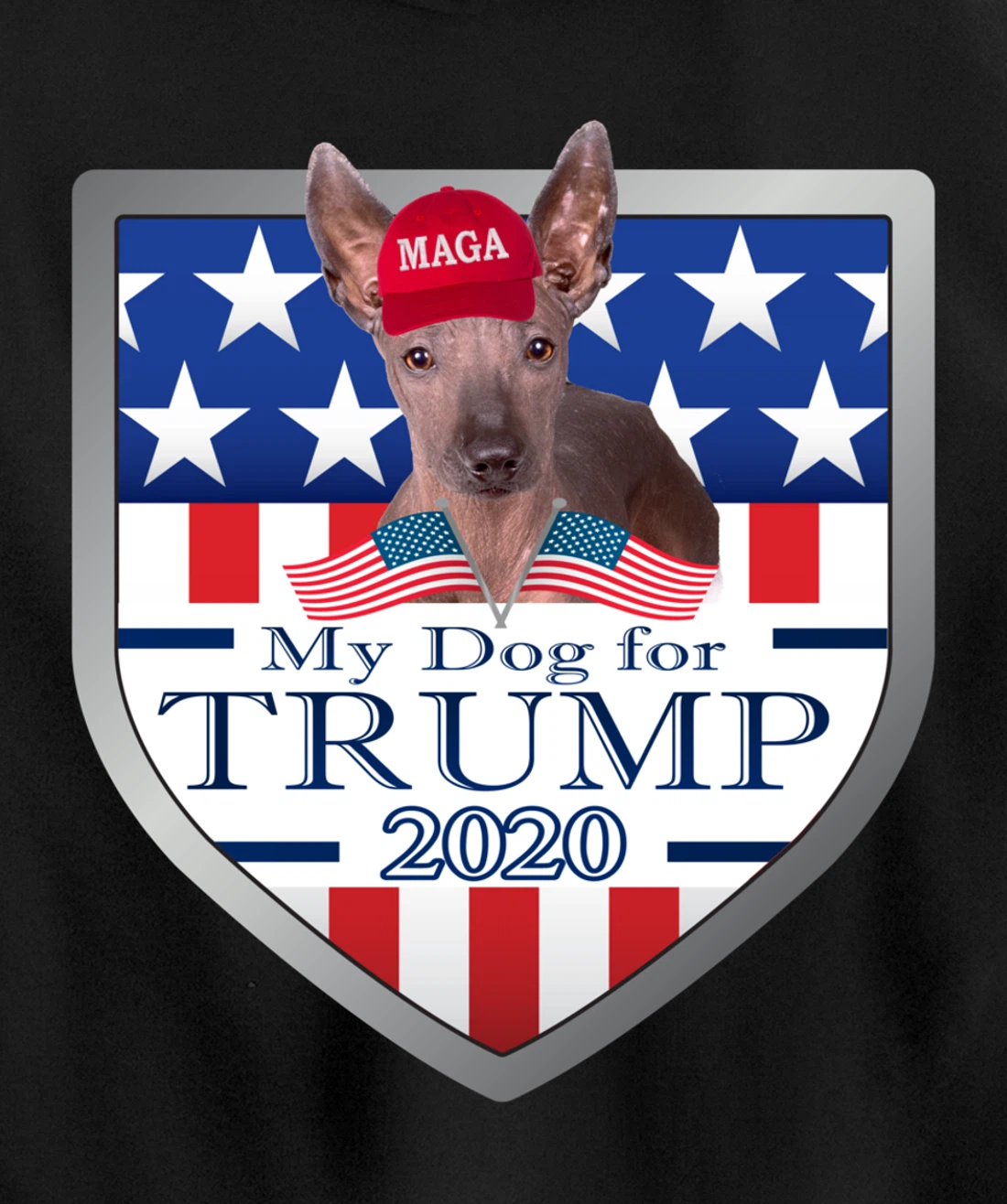 Xoloitzcuintli Pullover Hoodie