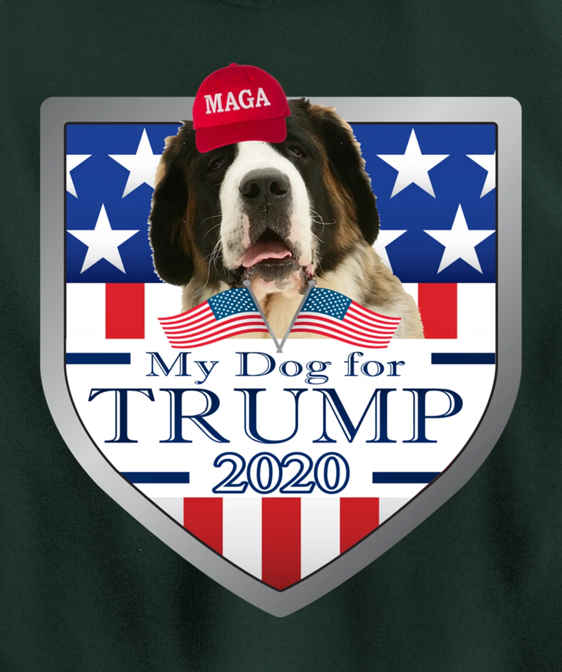 Saint Bernard Pullover Hoodie