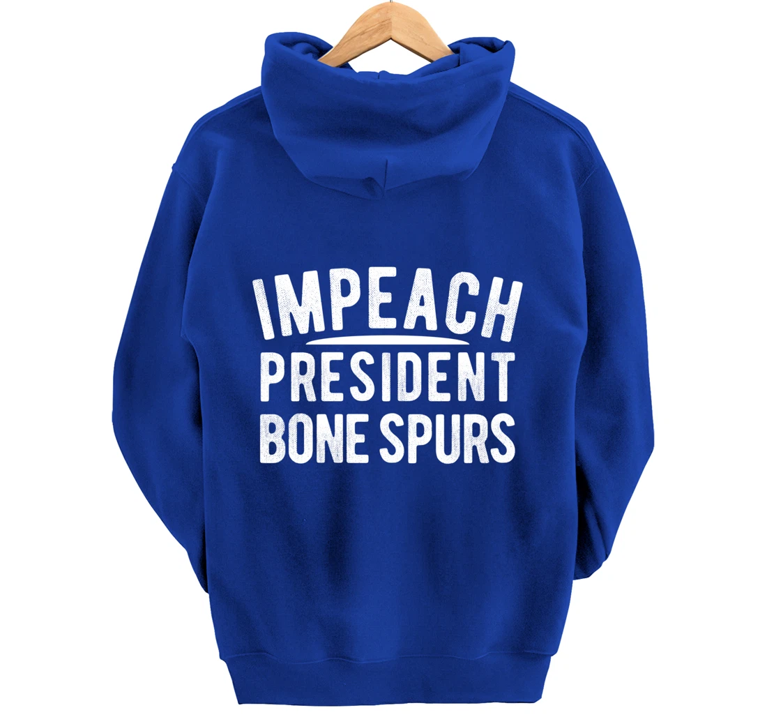 Impeach President Bone Spurs Impeach Remove Trump Meme Pullover Hoodie