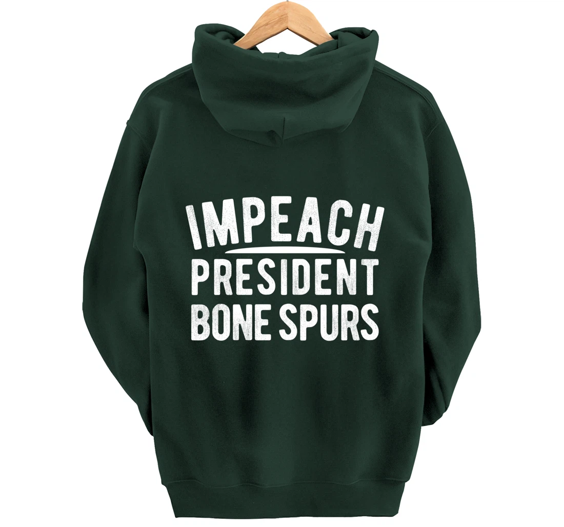Impeach President Bone Spurs Impeach Remove Trump Meme Pullover Hoodie