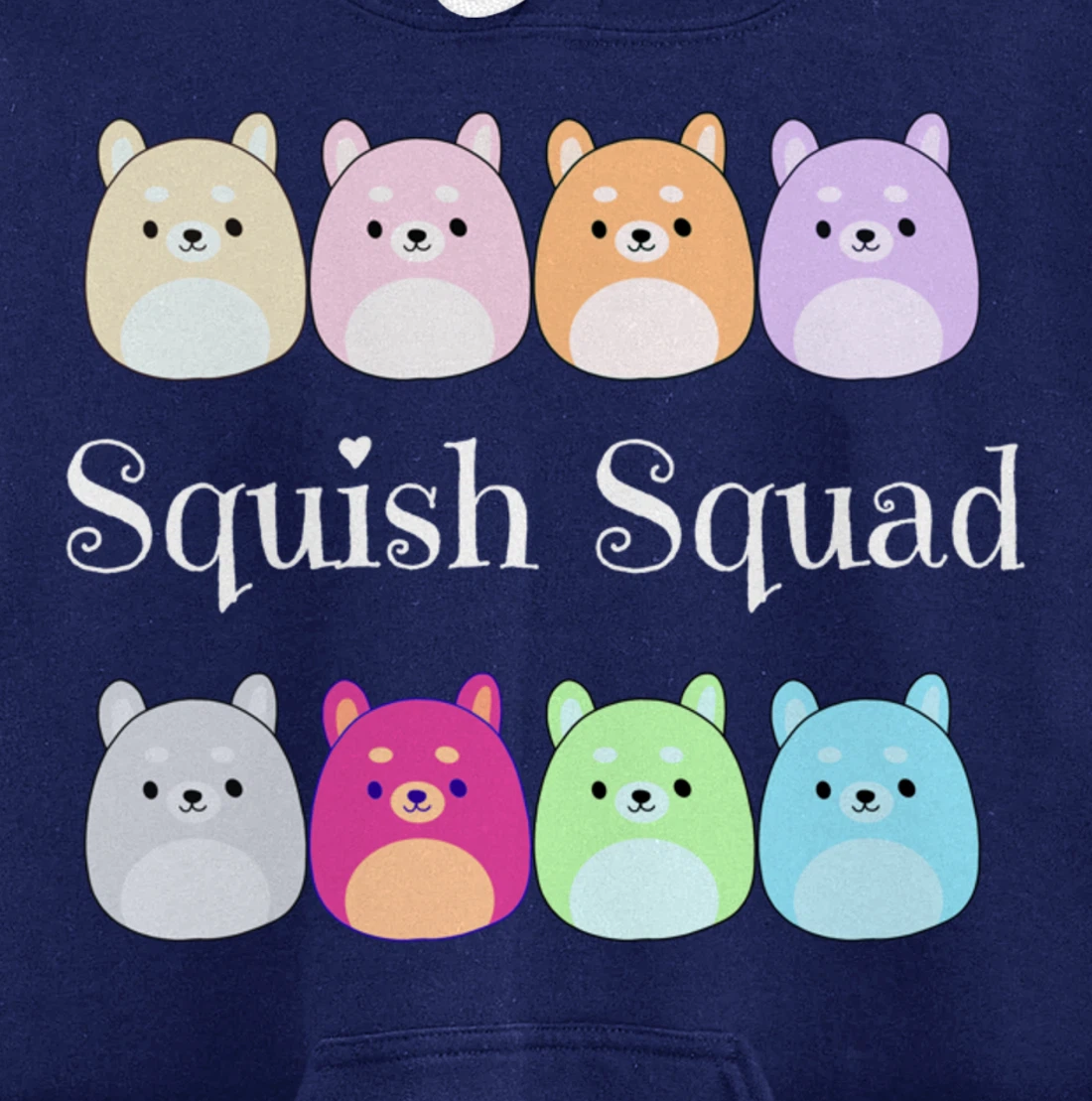 Squish Squad! Stuffed Animal Plush Mallow Collector Soft Toy Pullover Hoodie