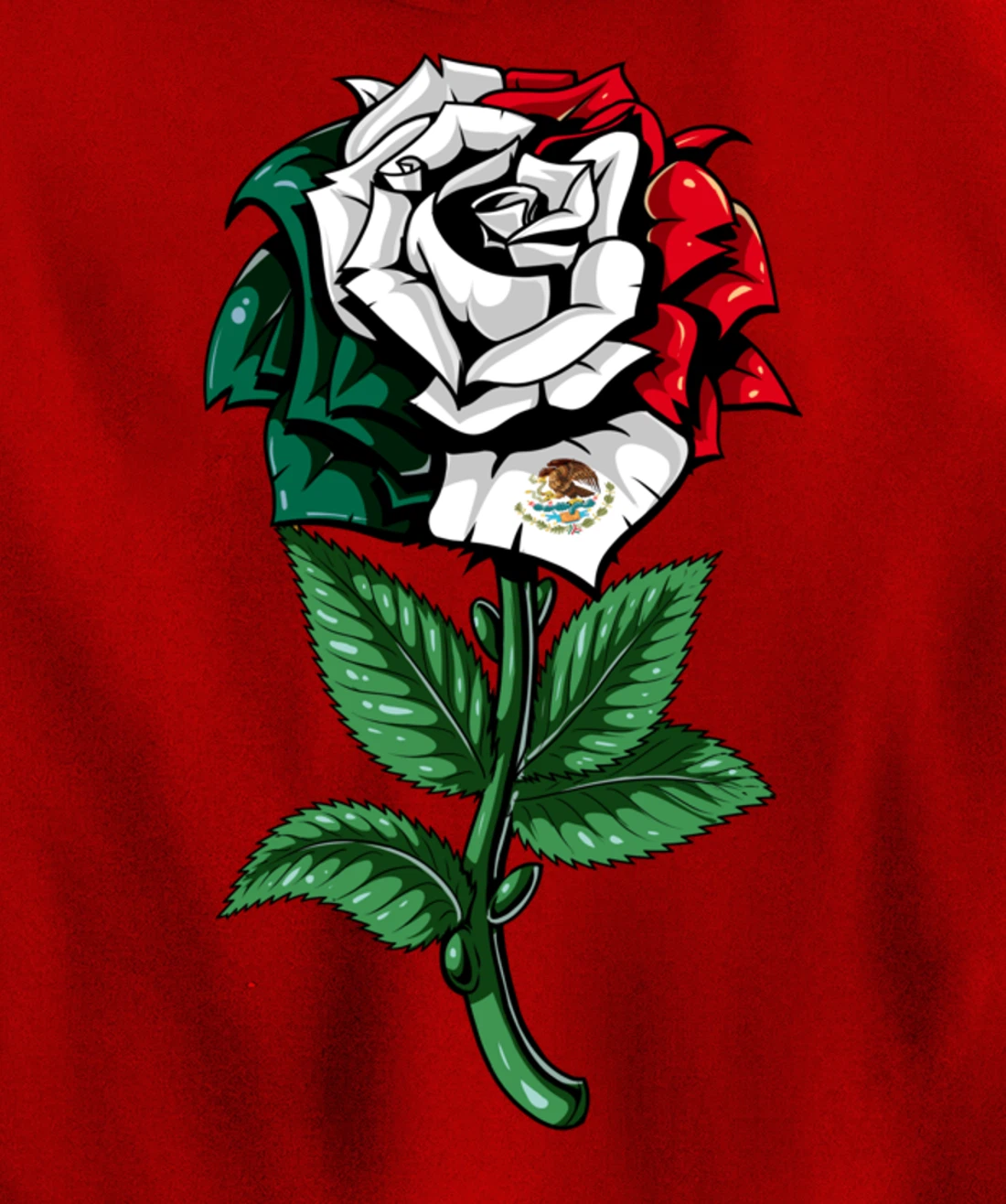 Mexico Flag Mexican Pullover Hoodie